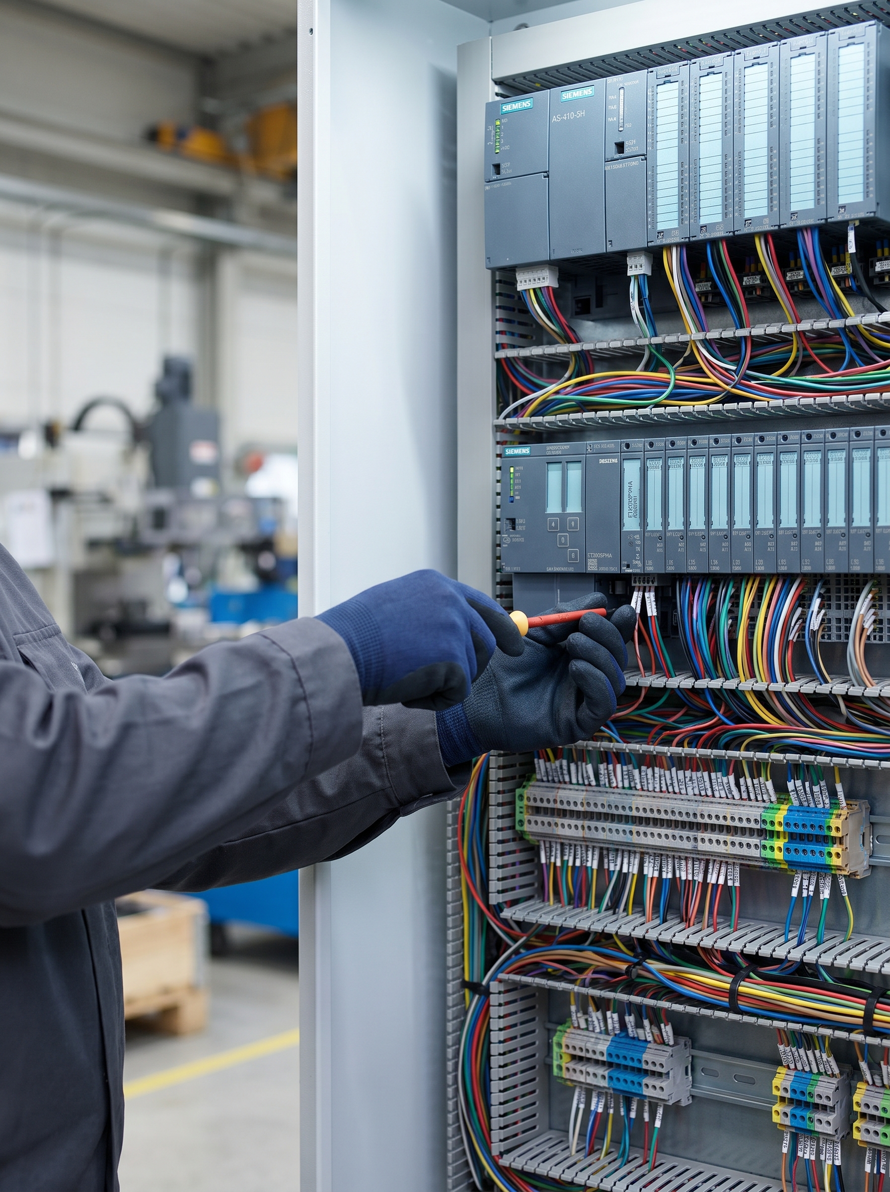 Siemens S7 PLC and IO Rack Architecture
