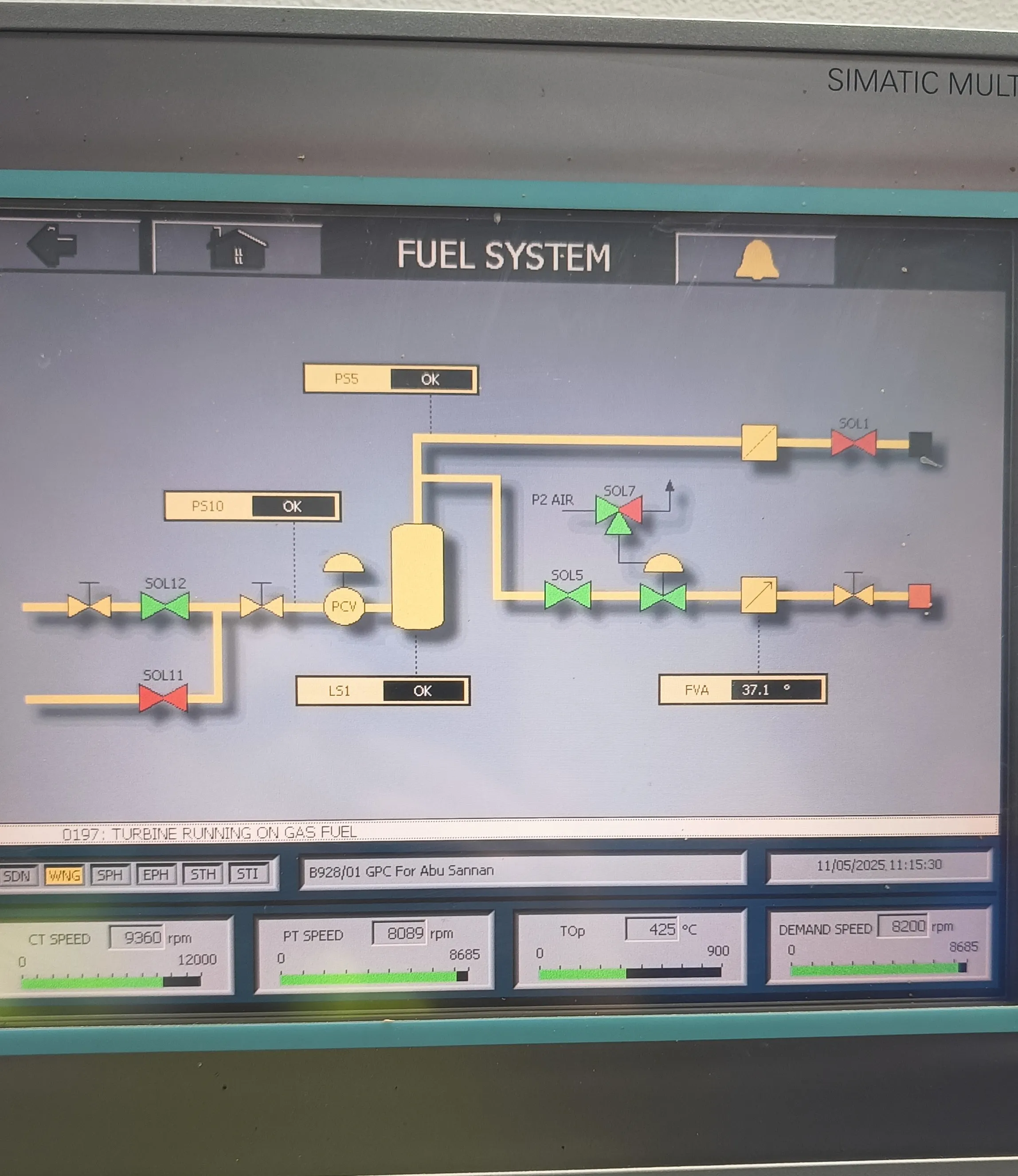 Completion of GPC Main Gas Compressor Diagnostics & Startup