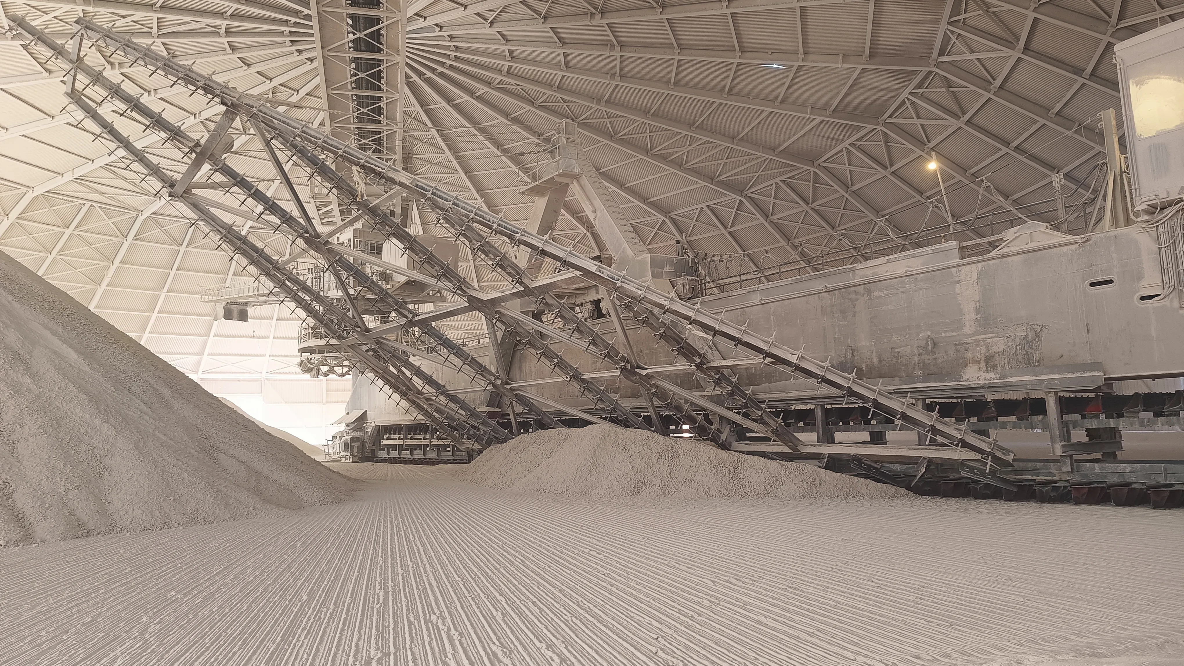 Saudi Cement Mixed-Bed Stacker & Reclaimer Site Survey